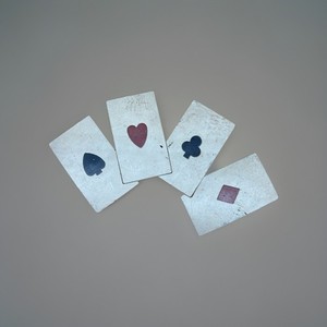 Asbestos Floor Tile Playing Cards Design For Rec Room Rare MCM