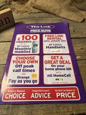 Vintage THE LINK Mobile Phone Price Guide - Oct/Nov 2000 - Nokia 3310 / 8210