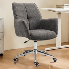 Home Office Desk Chair Swivel Ergonomic Computer Chair W/ Rolling Wheels