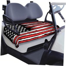 Golf Cart Seat Covers, American Flag Golf Cart Seat Towel Blanket for 2-Seat