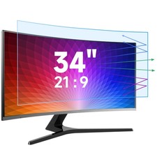 34 Inch 21:9 Monitor Blue Light Filter Desktop Screen Protector - Anti Glare