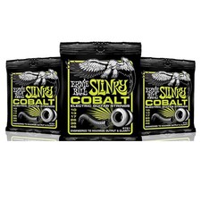 3 SETS Pack Ernie Ball Cobalt Power Slinky 2721 Electric Guitar Strings 10-46