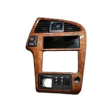 2001-2004 Nissan Pathfinder Infiniti Qx4 Wood Center Dash Radio Trim Bezel Clock