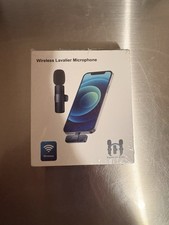 Mini Wireless Lavalier Microphone Noise Reduction Label Mic For Type-C Brand New