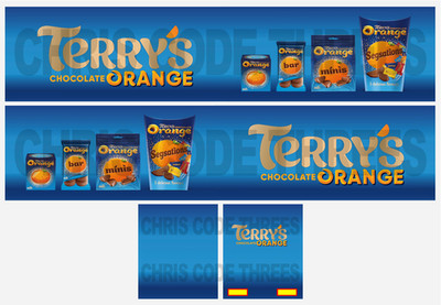 Code 3 Adhesive Vinyl Trailer Decals - Terry's Orange - 1/50 1/76 1/148 1/87