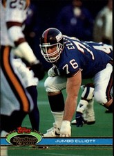 1991 Stadium Club #432 Jumbo Elliott - FB