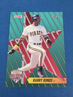 1992 Score Procter & Gamble #15 Barry Bonds Pittsburgh Pirates BASEBALL Card 6B