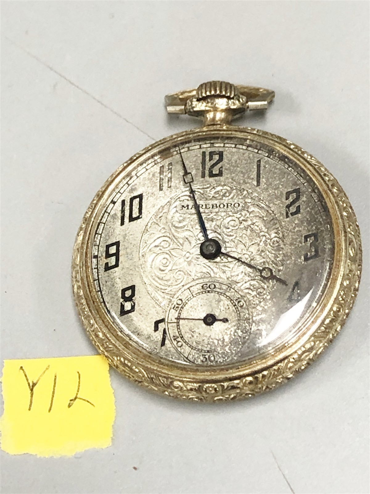 AND LOT #Y12 16 MARLBORO WORKING 1900s TESTED POCKET EARLY JEWELS WATCH - vintagewatches.pk