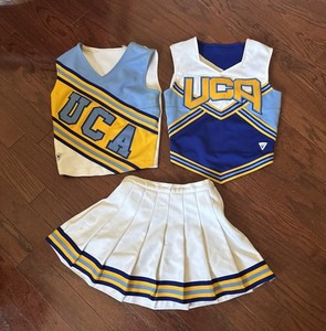 Vintage Cheerleader Uniform UCA UNIVERSITY CENTRAL ARKANSAS Varsity Skirt 2 Tops