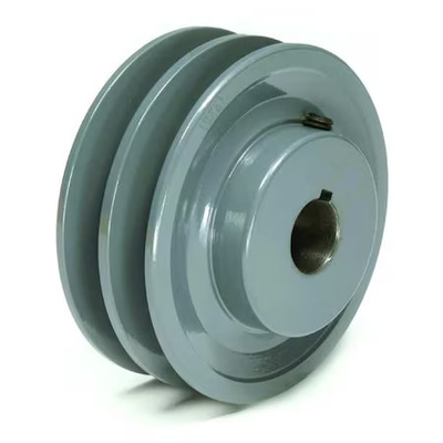 #ad 1 3 8 In Fixed Bore 2 Groove V Belt Pulley 4.25 In Od 2Bk45138 $52.19