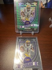 Ja'Marr Chase ROOKIE CARD 2021 Prizm  Crusade Green WAVE #162 Bengals LSU Tigers