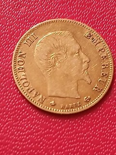 Monnaie Française 5 Francs Or 1860 BB