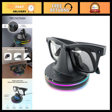 Smart Glasses Charging Dock Station with LED Indicator & Ambient Lighting - Comp