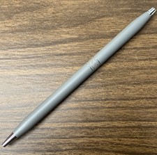 Cross Classic Century Matte Gray  Chrome Ballpoint Pen USA Made Cross Ladies