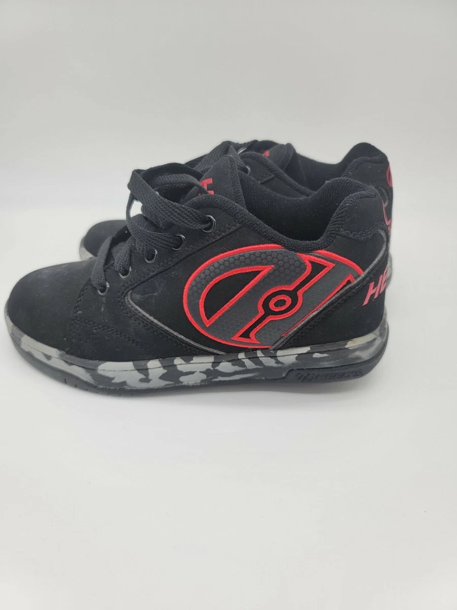 Heelys Boys Shoes Size 3 Youth Black Red Camo Trim