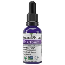 Forces of Nature Heartburn Relief Organic Homeopathic Medicine 0.34 Fl Oz Mul...