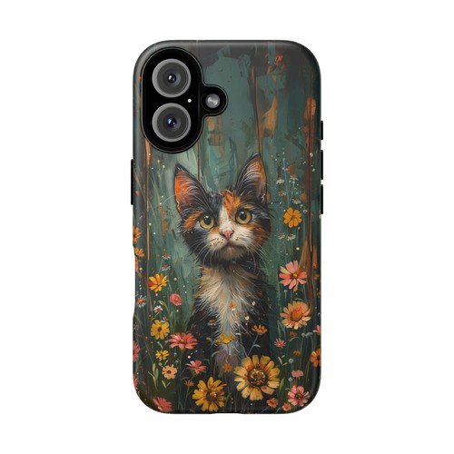 For iPhone | Samsung Galaxy | Pixel Phone Case - Calico Cat Flowers Pastel - 第 29/256 張圖片