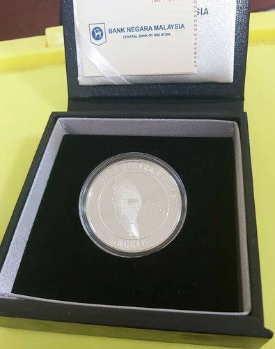 2014 taman negara single silver proof With Cert & box well kept radar sn 0171 - Picture 3 of 4