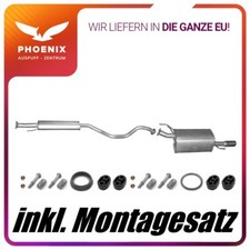 Nissan Juke 1.6 ab 2010 Auspuffanlage Mittel+Endschalldämpfer Mit E-Prüfzeichen