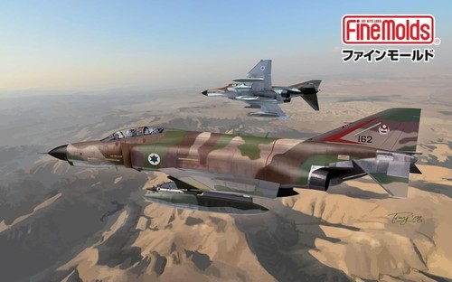 New Fine molds FX02 1/72 Israeli Air Force F-4E PHANTOM 'Kurnass' from Japan New - Picture 5 of 6