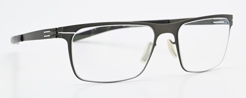 IC! BERLIN Brille BUS 135 Seekorso Graphite Seidenmatt Rechteck Leicht Flexibel - Picture 9 of 9