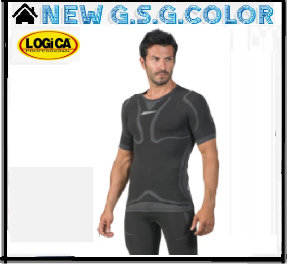T-Shirt Intime Thermique sous-Combinaison Manches Courtes Couleur Noire - Photo 1/1