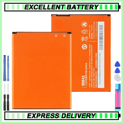 Brand NEW Replacement Battery for Xiaomi Redmi Note 4G Prime BM42
