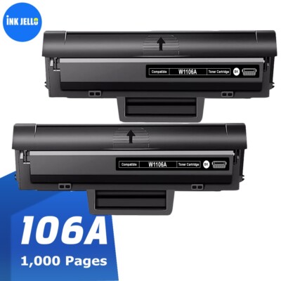2 Toner W1106A 106A passend für HP Laser 107a 107w MFP 135a MFP 135w MFP 137fnw