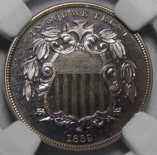 1879 NGC PF66 CAMEO SHIELD NICKEL