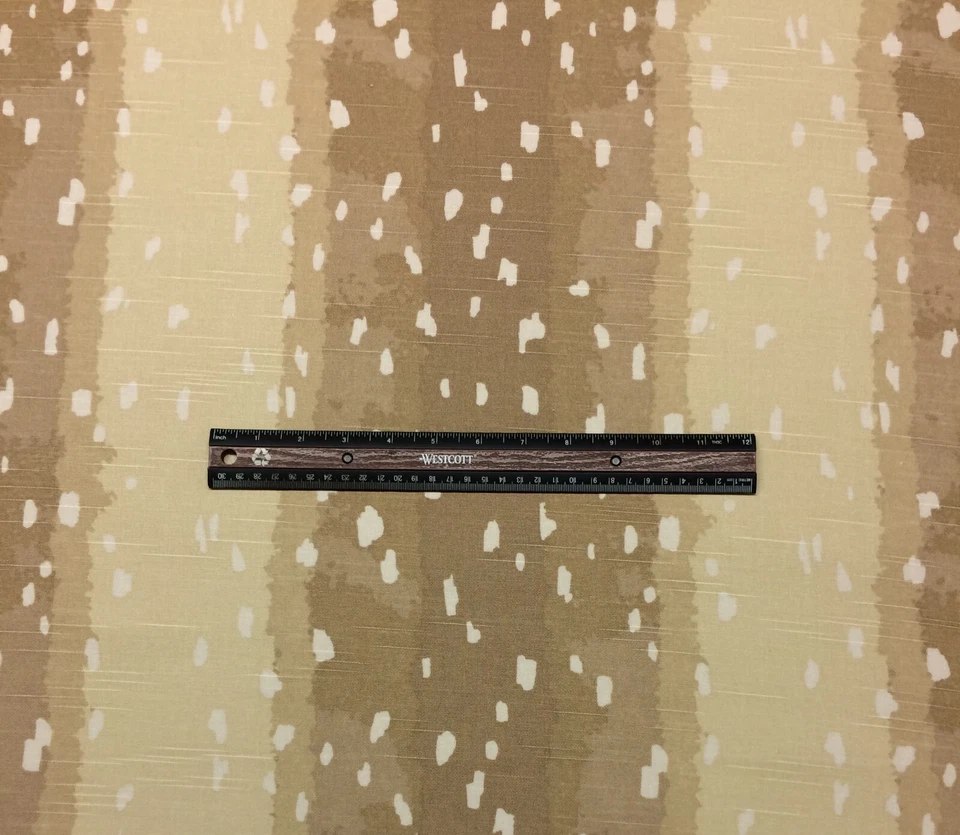 DISEÑOS DE BALARDO ANTÍLOPE MARRÓN MOTIVO MANCHAS TELA MULTIUSO POR YARDA 54" W Foto 2 de 4