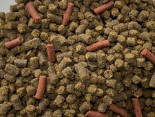 ABF GOURMET ADULT AXOLOTL FOOD MIX, 4.0mm SOFT BITS  BLOODWORM STICKS,ABF7XL