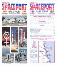 Two 1960s AMERICA'S SPACEPORT NASA TOURS advertisements