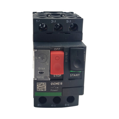 NEW Motor circuit breaker Deca GV2ME18 10A to 16A Manual Motor Starter Button