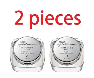2 X Kenra Platinum Texturizing Taffy 13 2 oz - VALUE PACK!