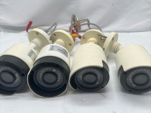 4 Lorex 4MP 2K Super HD Bullet Security Cameras LAB243S-C Lot