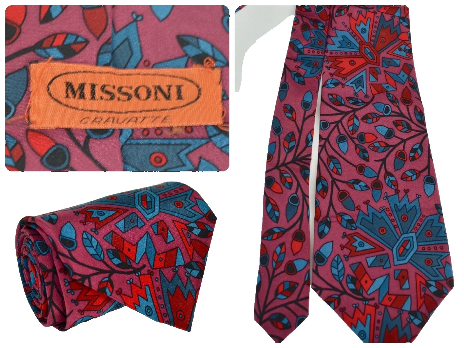 Missoni Floral Tie Ties for Men