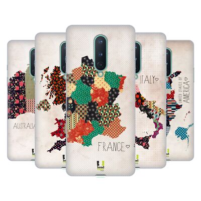 HEAD CASE DESIGNS GEMUSTERTE LANDKARTEN GEL HANDYHÜLLE FÜR GOOGLE ONEPLUS HANDYS