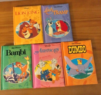 Vtg Disney Brimar 1996 Treasury of Disney Classics Books Set of 5 No Box