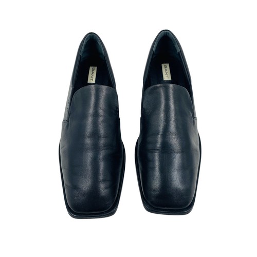 GANT Women's Black Leather Slip On Loafers Dress Shoes Size EUR 40 UK 6.5 US 8.5 - Picture 4 of 19