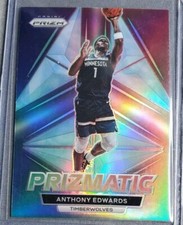 2022-23 Panini Prizm - Prizmatic Silver #24 Anthony Edwards