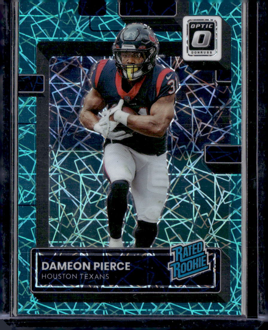 2022 Donruss Optic #240 Dameon Pierce Teal Velocity