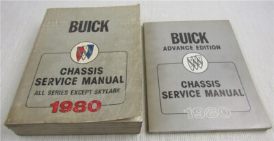 Service Manual 1980 Buick Century Regal Sport Coupe LeSabre Electra Riviera