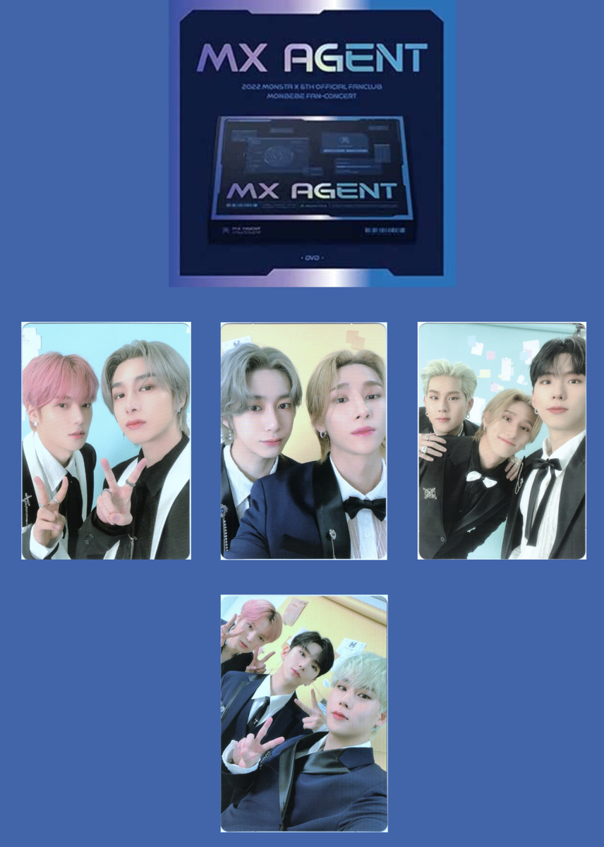Monsta X 2022 Fan-Con MX Agent Video Kit Unit Photocards Minhyuk