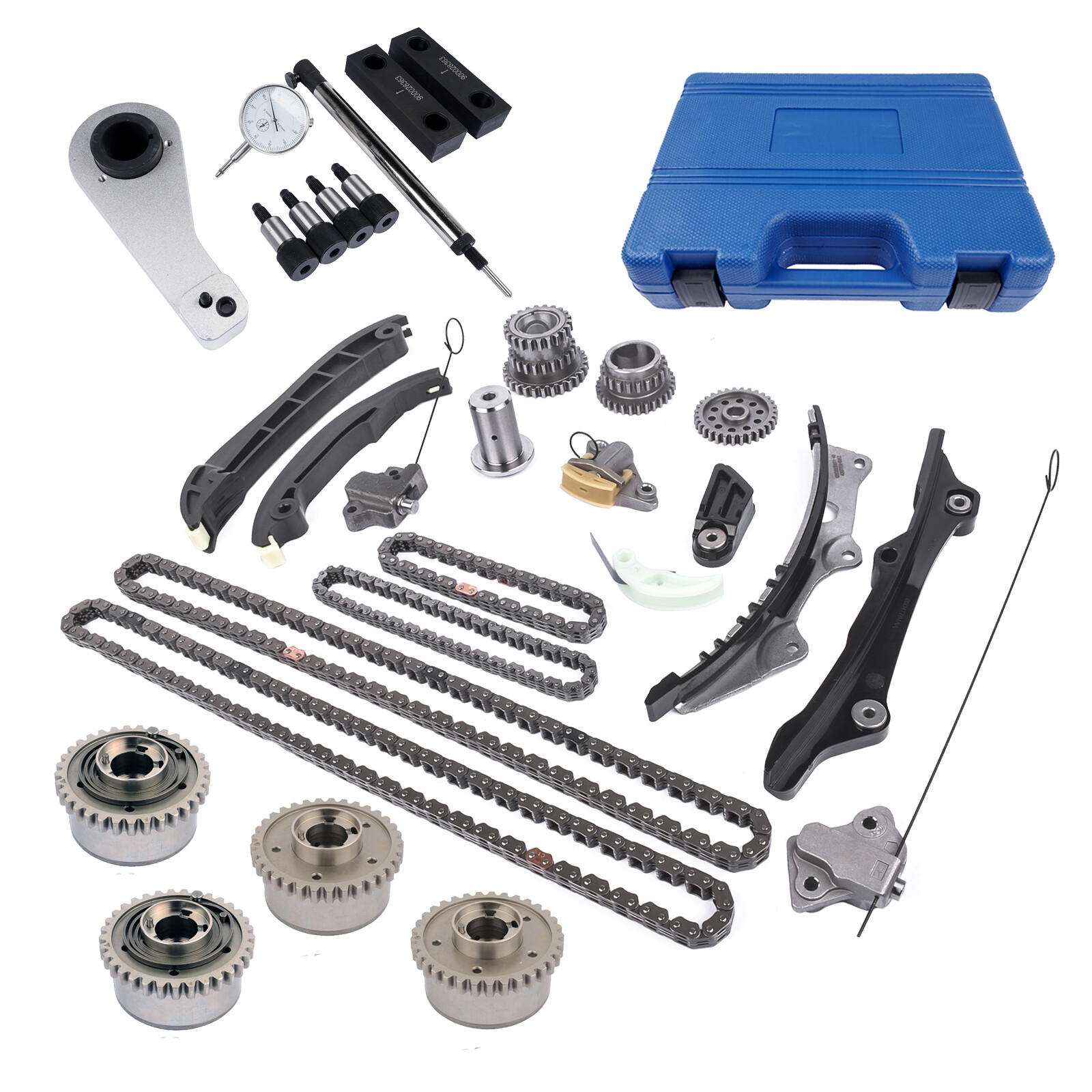Timing Chain Kit Camshaft Phaser Fit Maserati Quattroporte Ghibli Levante S 3.0L