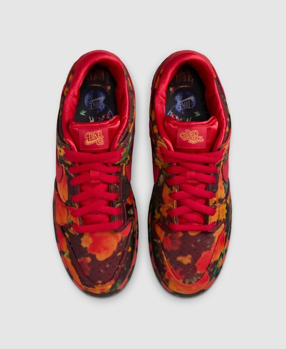 Nike SB Dunk Low Pro x Wizard Of Oz Poppy Field GS | Size 3y Nike SB Dunk Low Pro x Wizard Of Oz Poppy Field GS | Size 3y
