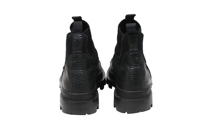 Prada Mens Hiking Combat Chelseas Boots US8 UK7 Black Leather Wetlt Sewn Lug Prada Men Hiking Combat Chelseas Boots US8 UK7 Black Leather  main image 2