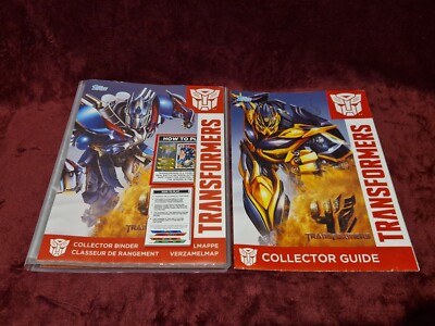 Transformers 2014 Topps Sammler Mappe, 116 Karten und Anleitung. (Unvollständig)
