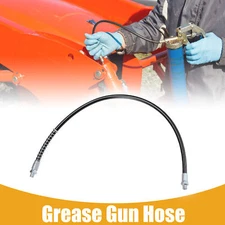 31" Universal 1/8" NPT Trailer Grease Gun Flex Hose Extension Non-Slip Black