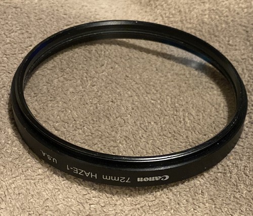 Canon 72mm Haze-1 Filter *Made In USA *Original Canon *MINT ++ Condition - Picture 6 of 6