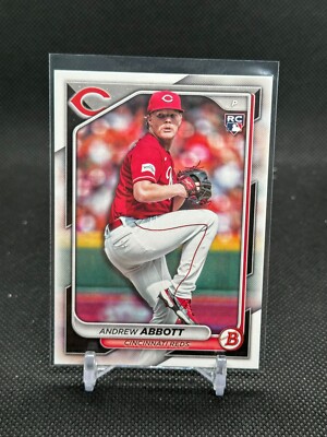 2024 Bowman Andrew Abbott ROOKIE #70 - Cincinnati Reds